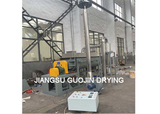 الصناعة العضوية البوليمر KJG-5 Harrow Paddle Rotary Vacuum Dryer