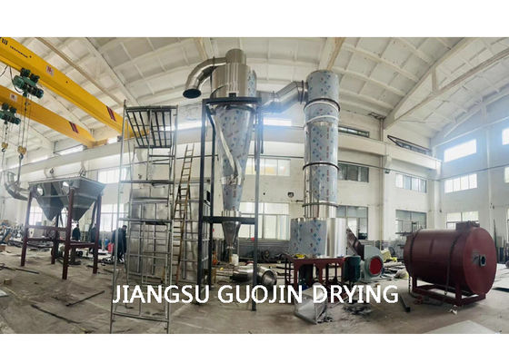 المواد الغذائية XZG-10 Stirrer Spin Flash Dryer لدقيق الكسافا