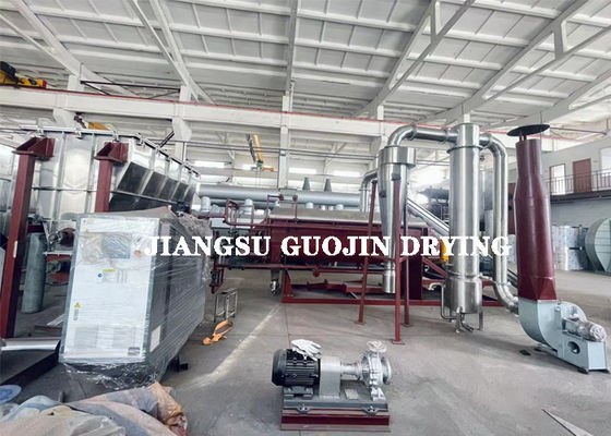 10KW PLC / زر التحكم مجفف مجفف مستمر KJG-20