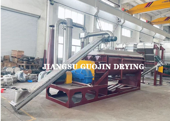 KJG-20 PLC / Control Control Continuous Hollow Paddle Dryer 10 دقيقة وقت التجفيف