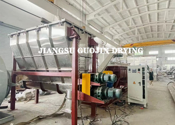 KJG-20 PLC / Control Control Continuous Hollow Paddle Dryer 10 دقيقة وقت التجفيف