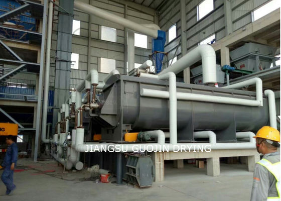 مجفف برغي ذو شفرة مجوفة من الكربون المنشط 37KW مع منطقة نقل الحرارة 68M2