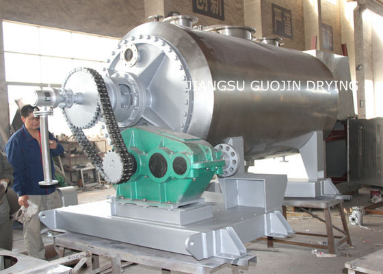 10rpm الروتاري أشعل النار فراغ المجذاف المجفف 5.5KW لمواد الشكل السائل