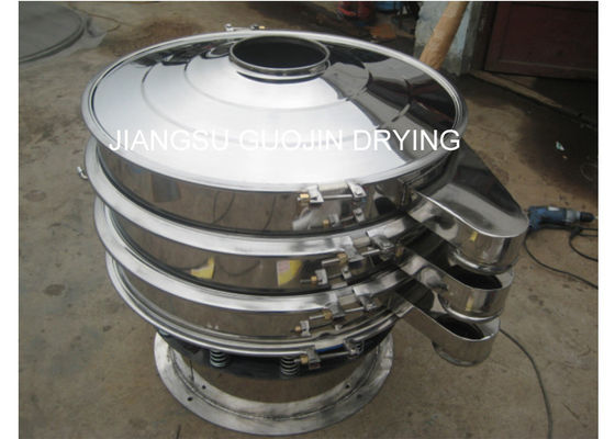 3500kg / h 325 Mesh 4 Deck Mini تهتز الشاشة لمسحوق جلخ