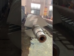 مجفف لولبي بشفرة مجوفة من الكربون المنشط بقدرة 37 كيلو واط مع مساحة نقل حرارة 68 متر مربع