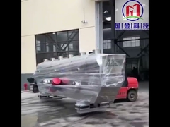 المواد الغذائية مستمرة الاهتزاز السائل سرير جفاف المعدات 1.2x9M